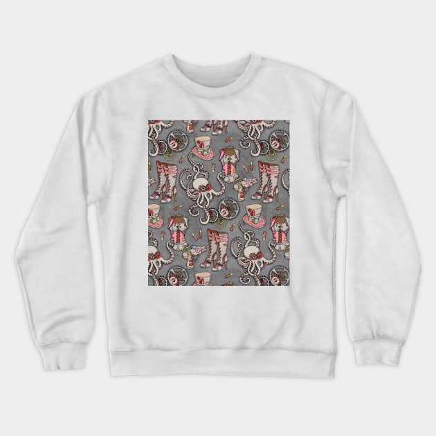 Steampunk Crewneck Sweatshirt by micklyn